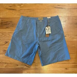 Iron Co. NWT mens size 44 cotton unique authentic Character blue shorts